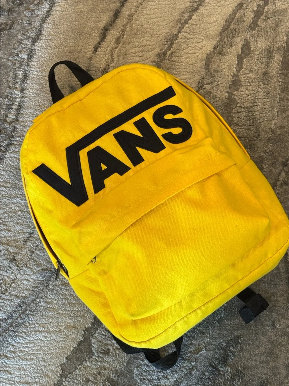 VANS Old Skool III Backpack - Lemon Chrome / yellow Black lettering